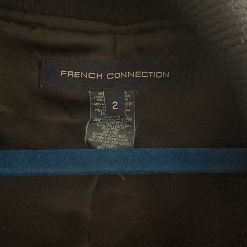 French Collection Size 2 Black Jacket - image 2
